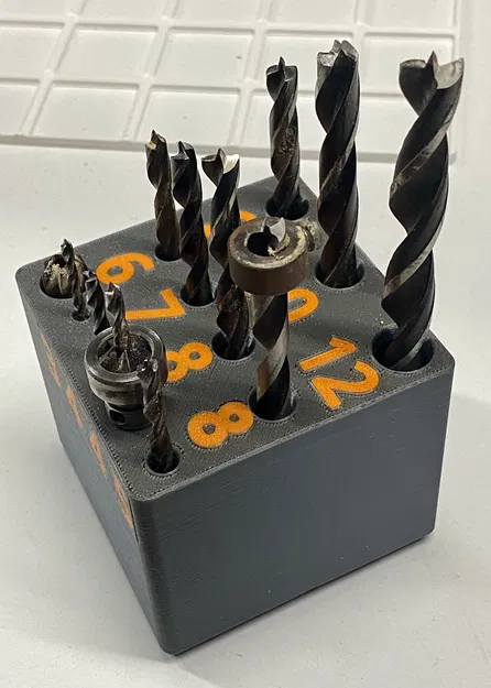 Hộp Gridfinity Cho Mũi Khoan Gỗ - Image 2