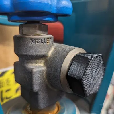 Nắp Chụp Bụi Chai Khí Công Nghiệp - 5/8” BSP / 22.8 mm