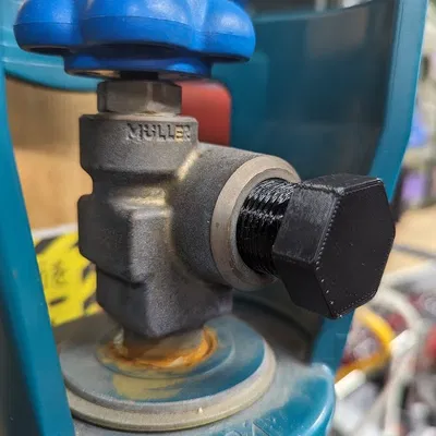 Nắp Chụp Bụi Chai Khí Công Nghiệp - 5/8” BSP / 22.8 mm