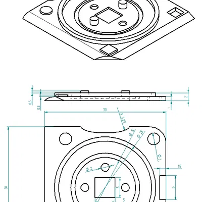 Bản in chuẩn bị (in thử đầu tiên) - Vorbereitungsdruck (Testdruck)