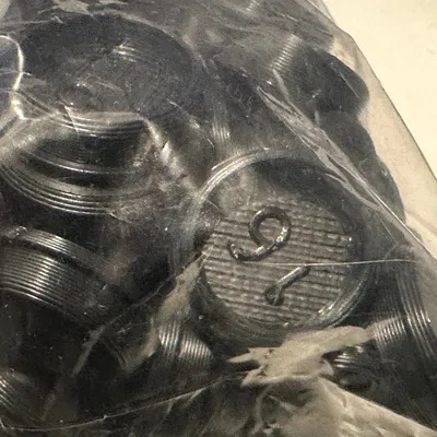 Nắp Chụp Lõi Jugger Có Chữ Kích Thước - Bảo Vệ Đầu Lõi & Đệm (Đường Kính Lõi 10-16mm)