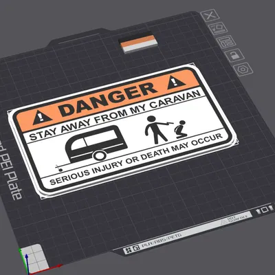 Biển báo Wohnwagen / Biển báo Caravan