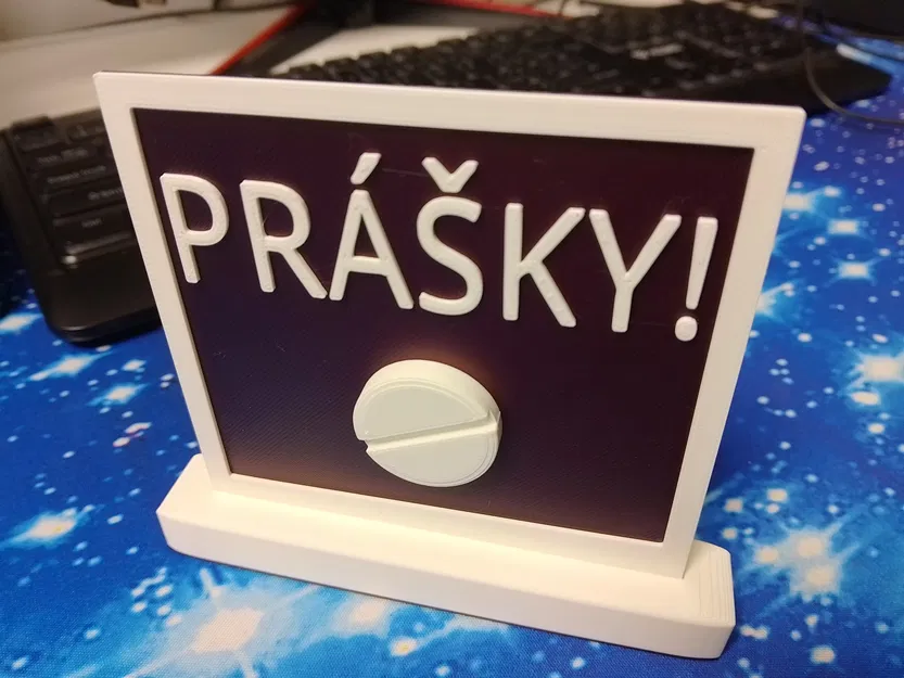 Bảng Nhắc Nhở Uống Thuốc PRÁŠKY! - Image 1