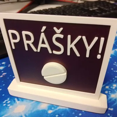 Bảng Nhắc Nhở Uống Thuốc PRÁŠKY!