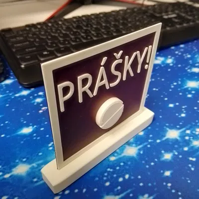 Bảng Nhắc Nhở Uống Thuốc PRÁŠKY!