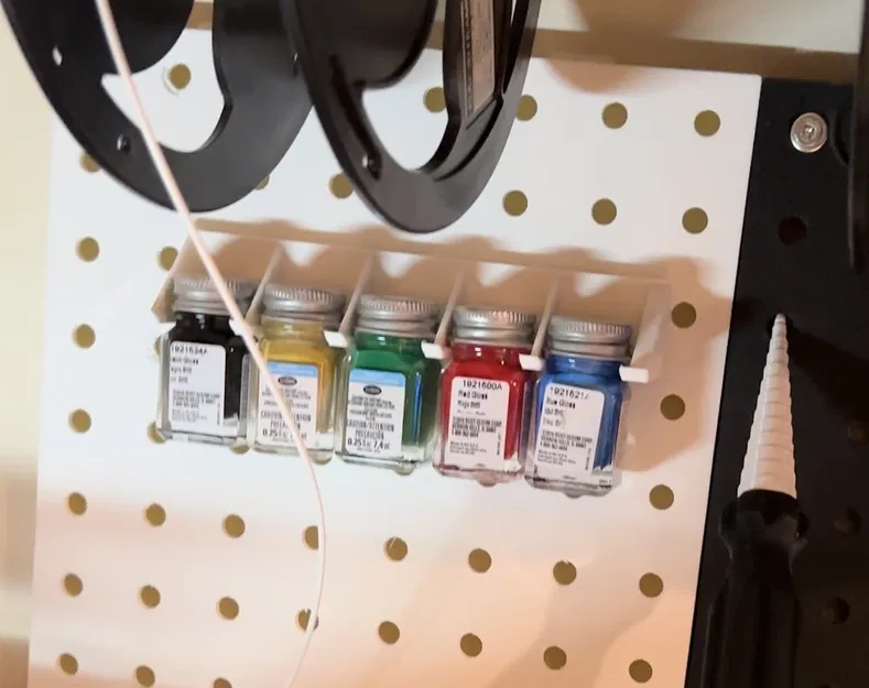 Giá Treo / Kệ Đựng Sơn Testors Cho Bảng Peg Board - Image 6