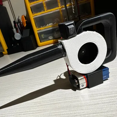 Máy thổi lá mini - Pin cố định + Hộp công tắc