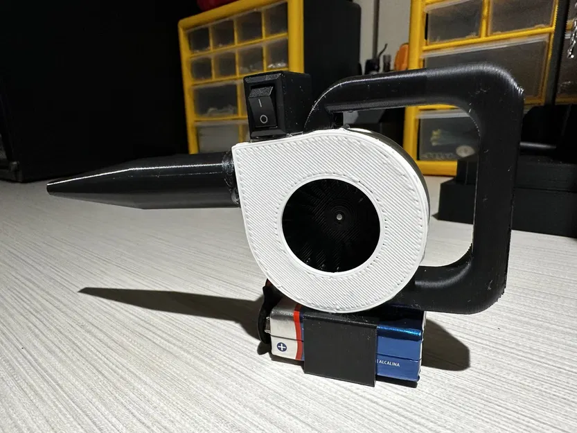 Máy thổi lá mini - Pin cố định + Hộp công tắc - Image 3