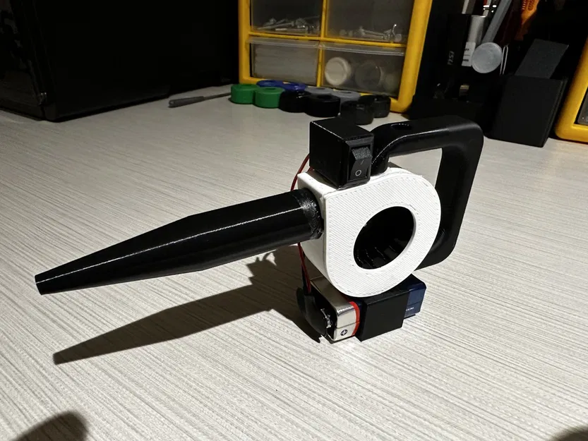 Máy thổi lá mini - Pin cố định + Hộp công tắc - Image 4