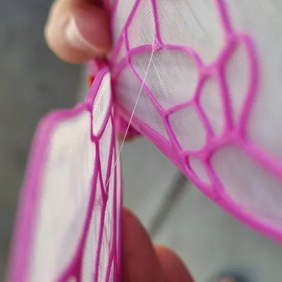 Quạt Cầm Tay Hình Bướm