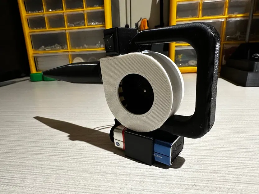 Máy thổi lá mini - Pin cố định + Hộp công tắc - Image 5