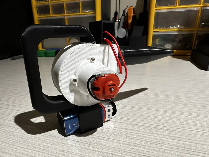 Máy thổi lá mini - Pin cố định + Hộp công tắc - Image 6