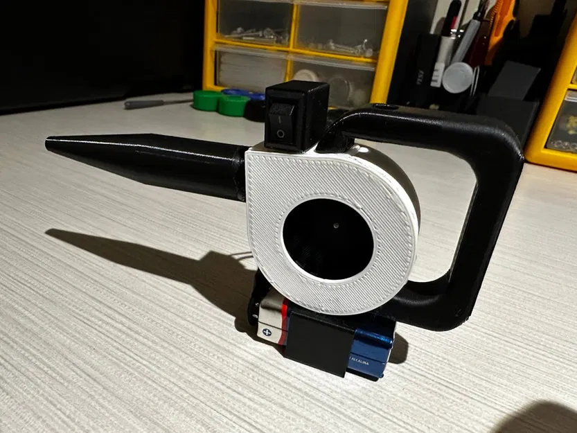 Máy thổi lá mini - Pin cố định + Hộp công tắc - Image 9