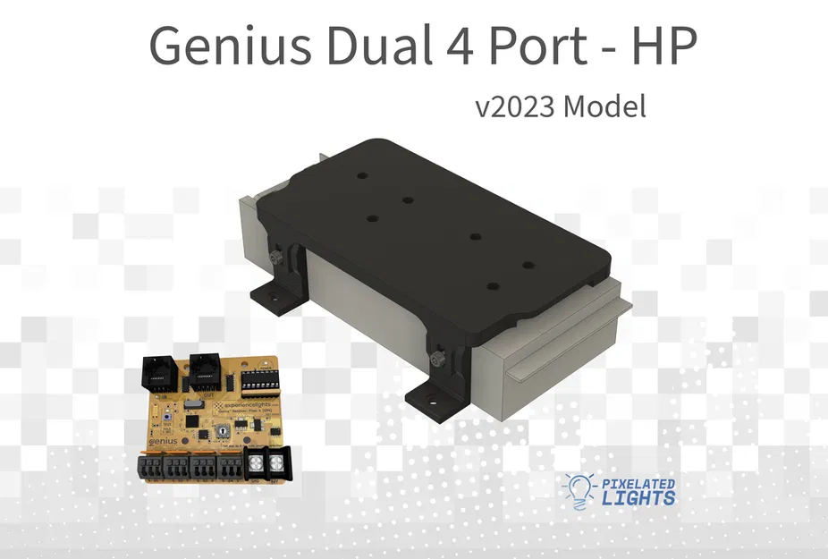 Giá đỡ PSU Genius (v2023) Bộ thu Thông minh Kép 4 Cổng cho PSU HP - Image 1