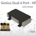 Giá đỡ PSU Genius (v2023) Bộ thu Thông minh Kép 4 Cổng cho PSU HP - Thumbnail 1