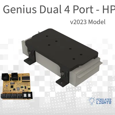 Giá đỡ PSU Genius (v2023) Bộ thu Thông minh Kép 4 Cổng cho PSU HP