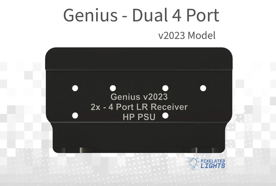 Giá đỡ PSU Genius (v2023) Bộ thu Thông minh Kép 4 Cổng cho PSU HP - Image 2