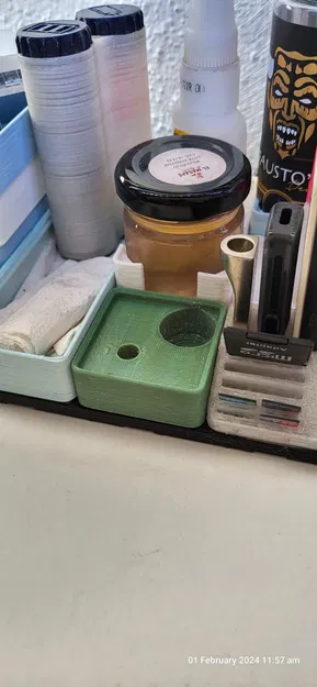 Đế Pin 18650 + Chân Đứng Đầu Đốt Atomizer 24-25mm - Image 2