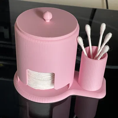 Khay Đựng Đĩa Tẩy Trang và Tăm Bông