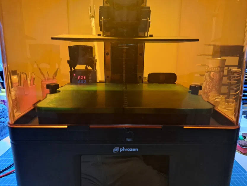 Phrozen Sonic Mighty 8K/12K riser/nâng nắp và khung sưởi PTC - Image 1