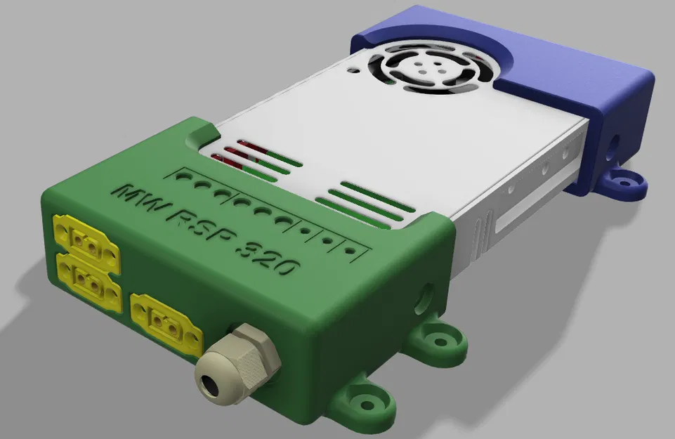 Giá Đỡ Nguồn Kèm Đầu Nối Cho RSP-320 - Image 3