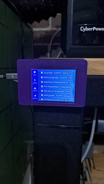 Đế Gương và Cổng Mở cho Vỏ "Màn Hình ESP32 Gắn Tường (CYD) Có Chỗ Cắm Bút" - Image 2