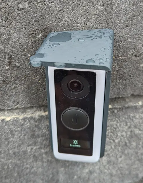 Giá đỡ góc Chuông cửa Unifi G4 có nắp che mưa - Image 1