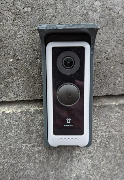 Giá đỡ góc Chuông cửa Unifi G4 có nắp che mưa - Image 2