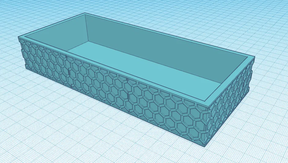 Hộp có hoa văn tổ ong - Image 1