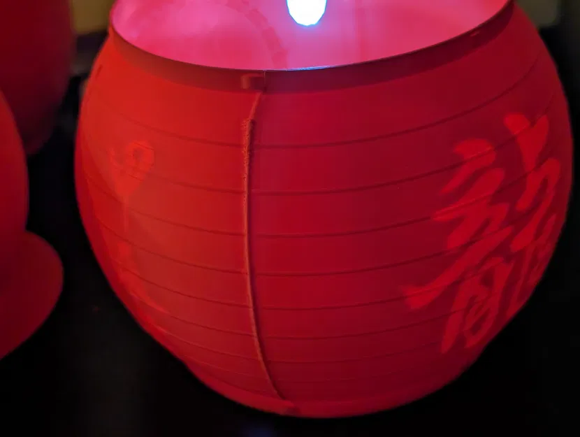 Đèn Lồng Đỏ Phát Sáng Họa Tiết Ẩn Dịp Tết Nguyên Đán - Image 6