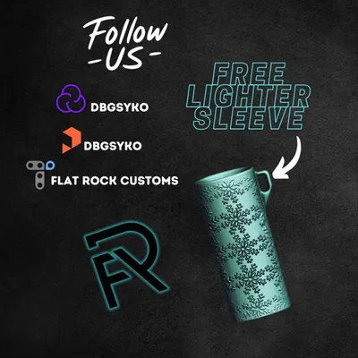 Vỏ Bật Lửa Bông Tuyết Miễn Phí