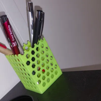 Chỗ Cắm Bút (Họa Tiết Tổ Ong)