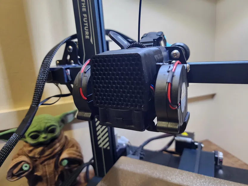 ELEGOO NEPTUNE 3 PRO/PLUS/MAX DUAL 5015 QUẠT THỔI CHỤP VỚI NGÀM CAMERA VÒI PHUN 8MM - Image 3