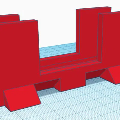 Chân đế dọc đơn cho Blackmagic Mini converter