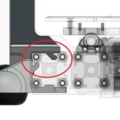 Chân chống rung bằng bóng Squash cho Prusa i3 mk3s