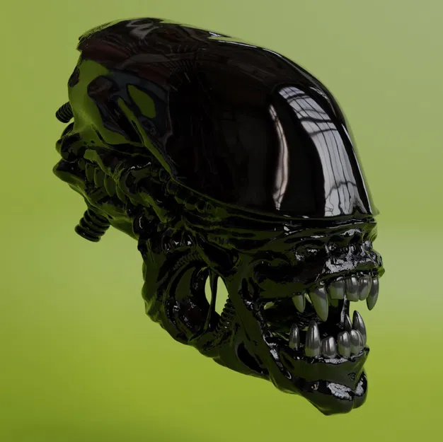 Tượng Xenomorph - Mô hình 3D - Image 2