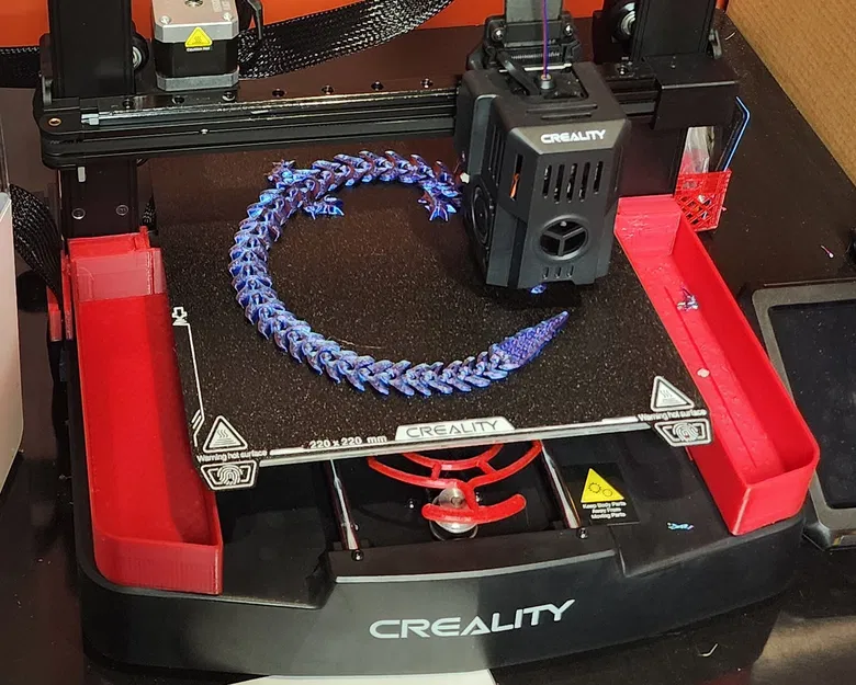Khay hứng nhựa rộng hơn cho Creality Ender 3 V3 SE/KE - Image 1