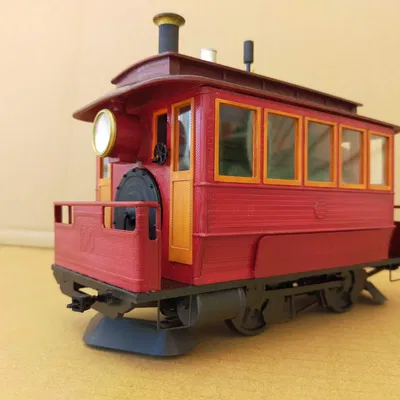 Mô Hình Xe Điện Hơi Nước Baldwin 1891 Tỷ Lệ 1:25