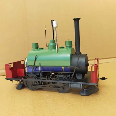 Mô Hình Xe Điện Hơi Nước Baldwin 1891 Tỷ Lệ 1:25