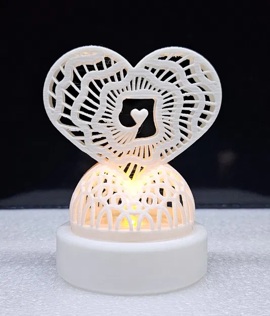 Chụp Đèn Trà Hình Trái Tim Mạng Nhện (Lễ Cưới, Kỷ Niệm, hoặc Ngày Valentine) - Image 2