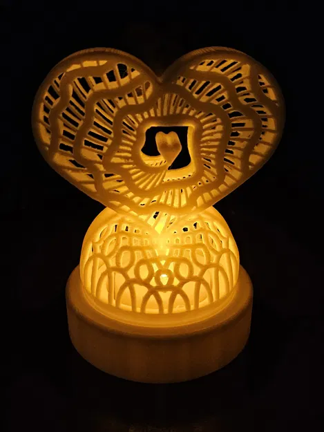 Chụp Đèn Trà Hình Trái Tim Mạng Nhện (Lễ Cưới, Kỷ Niệm, hoặc Ngày Valentine) - Image 3