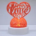 Chân đèn Trà Hình Trái Tim "Love" (Cưới, Kỷ Niệm, Valentine) - Thumbnail 3