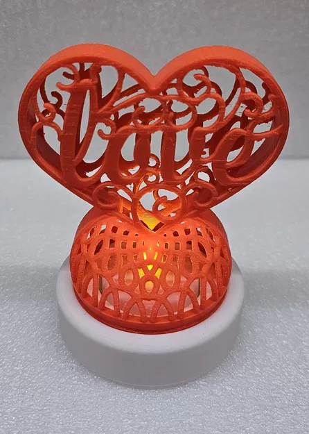 Chân đèn Trà Hình Trái Tim "Love" (Cưới, Kỷ Niệm, Valentine) - Image 11