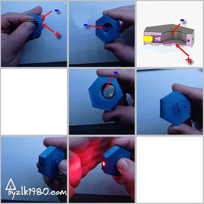 móc khóa phát sáng mẫu 5