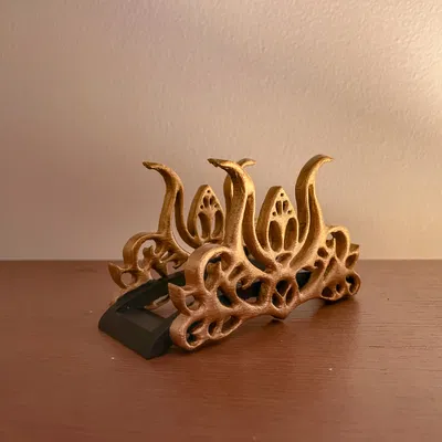 Chân đế để khăn ăn, iPad, bì thư, phong cách Art Nouveau, fantasy