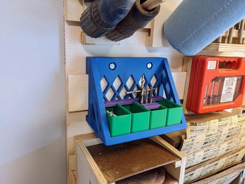 Giá đỡ thanh treo chữ thập Gridfinity 4x4 và 4x2 - Image 2