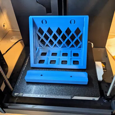 Giá đỡ thanh treo chữ thập Gridfinity 4x4 và 4x2