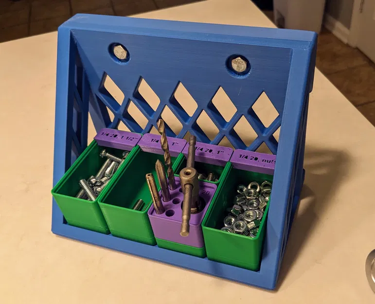 Giá đỡ thanh treo chữ thập Gridfinity 4x4 và 4x2 - Image 5