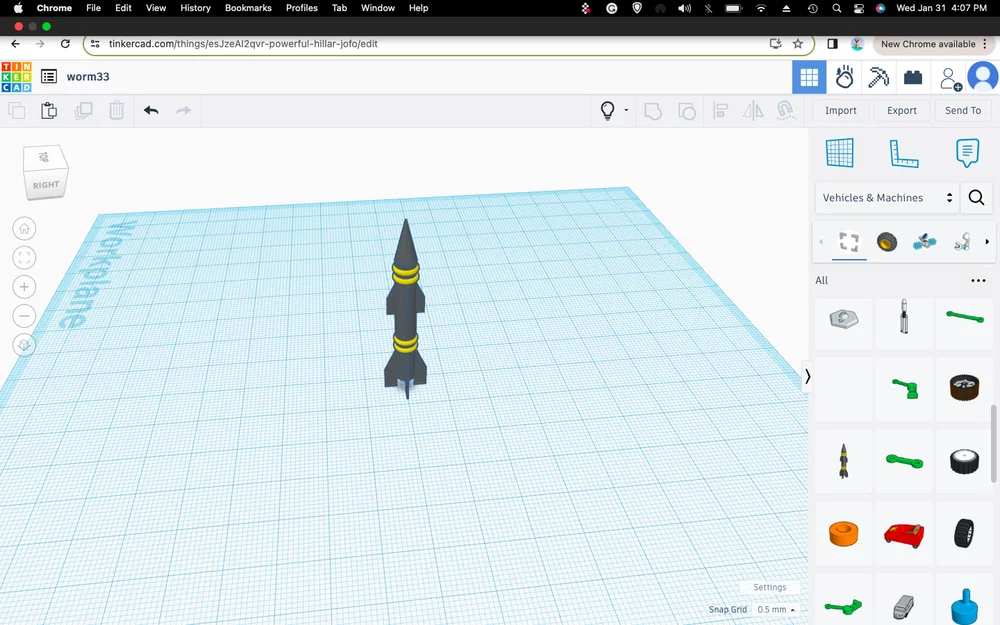 Mô hình tên lửa - Image 1