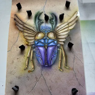 Chân Đế Nam Châm Giữ Giấy Airbrush